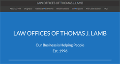 Desktop Screenshot of lamblawoffice.com